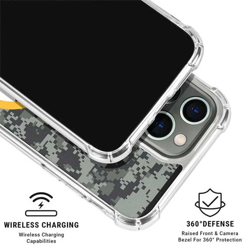 NHL Boston Bruins Camo iPhone 15 Pro Clear Case